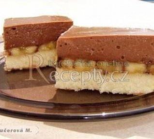 Jahodový piškot s pudinkem