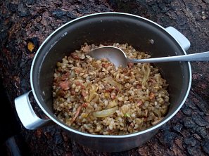 "Kočičí tanec" - kroupy s čočkou