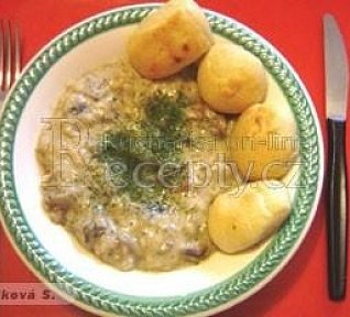 Houbová omáčka s vdolky