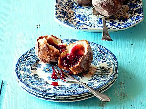 Pečené koblihy s džemem