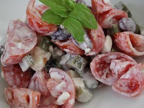 Lehký netypický salátek