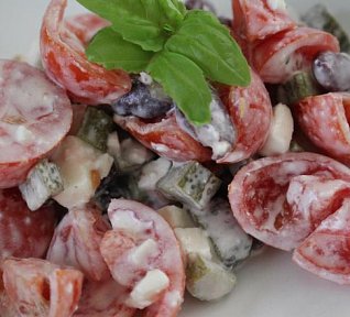 Lehký netypický salátek