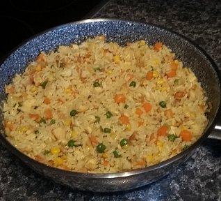 Kuřecí rizoto s kari