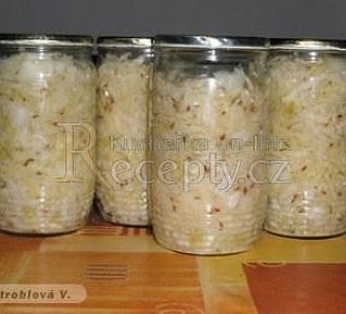 Kyselé zelí do skla