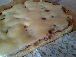 Jablečný koláč s tvarohem Jablečný koláč s tvarohem
