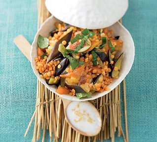 Čočkový salát s fíky