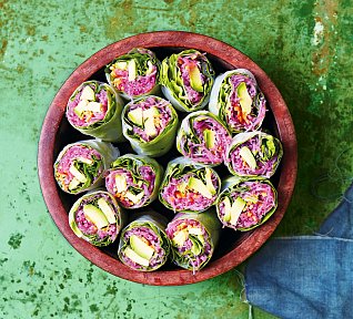 Jarní duhové závitky