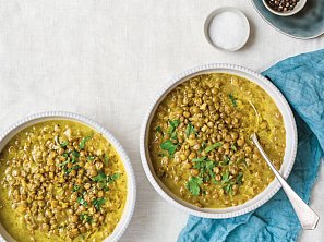 Čočková polévka s pórkem