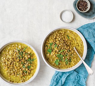 Čočková polévka s pórkem