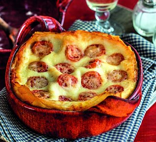 Vegetariánské lasagne s rajčaty