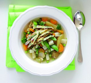 Jarní zeleninová polévka