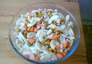 Těstovinová polévka Hoover stew, základní recept