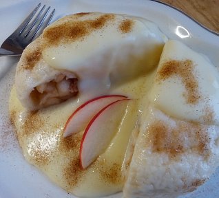 Blbouni (knedlíky) s jablky