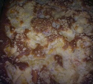 Koláč z jogurtů s drobenkou