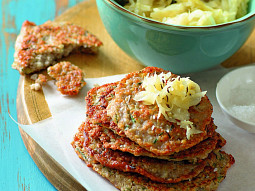 Pohankové placky s kysaným zelím
