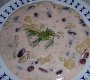 Bramborová polévka s fazolemi - jíšková