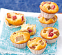 Vanilkové muffiny s rebarborou
