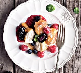 Ořechová zmrzlina v pivním těstíčku