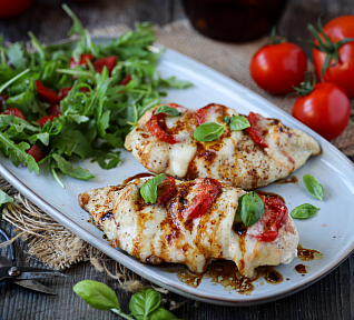 Kuřecí prsa Caprese