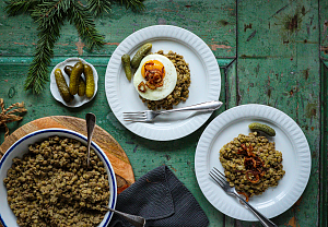 Novoroční čočka na kyselo